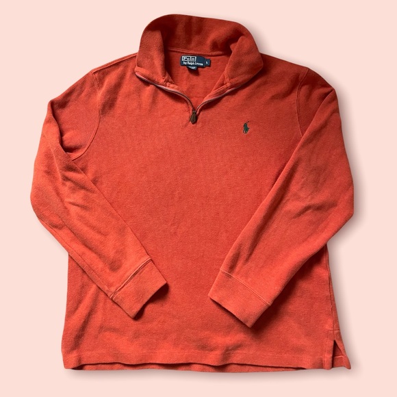 Polo Orange Pullover - Picture 2 of 4